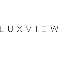 LuxView logo, LuxView contact details