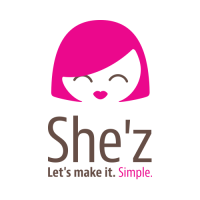 She'z logo, She'z contact details