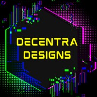 DecentraDesigns logo, DecentraDesigns contact details