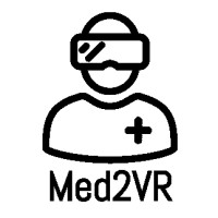 Med2VR logo, Med2VR contact details