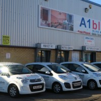 A1 Blinds logo, A1 Blinds contact details