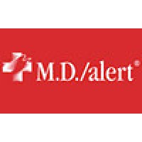 MDalert logo, MDalert contact details