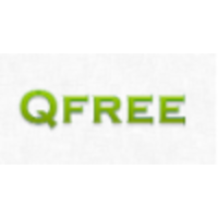 QFree logo, QFree contact details