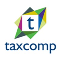 TaxComp logo, TaxComp contact details