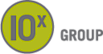 10x Group logo, 10x Group contact details