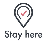 StayHere logo, StayHere contact details