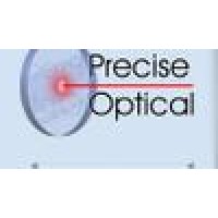 Precise Optical logo, Precise Optical contact details