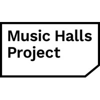 The Music Halls project logo, The Music Halls project contact details