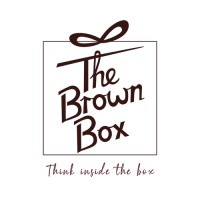 The Brown Box logo, The Brown Box contact details