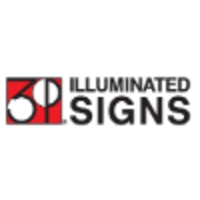 3P - illuminated signs logo, 3P - illuminated signs contact details