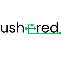 Ushered logo, Ushered contact details