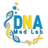 DNA MED LAB logo, DNA MED LAB contact details