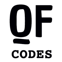 QF CODES logo, QF CODES contact details