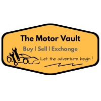 The Motor Vault logo, The Motor Vault contact details