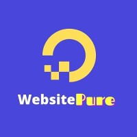 WebsitePure logo, WebsitePure contact details