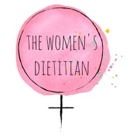 The Women's Dietitian logo, The Women's Dietitian contact details