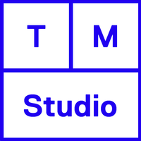 TM studio logo, TM studio contact details