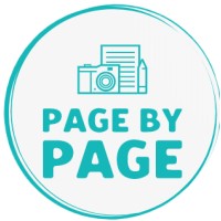 Page by Page logo, Page by Page contact details