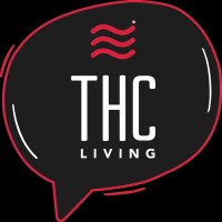 THC Living logo, THC Living contact details