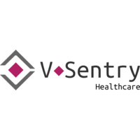 V-Sentry logo, V-Sentry contact details