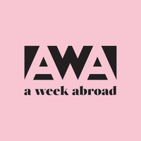 A week abroad logo, A week abroad contact details