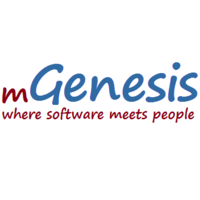 mGenesis logo, mGenesis contact details