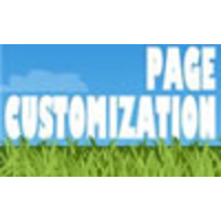 Page Customization logo, Page Customization contact details