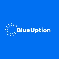 BlueUption logo, BlueUption contact details