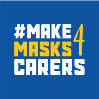 #MakeMasks4Carers logo, #MakeMasks4Carers contact details