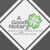 A Good Notary logo, A Good Notary contact details