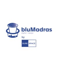 bluMadras logo, bluMadras contact details