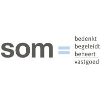 SOM= logo, SOM= contact details