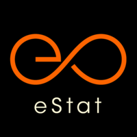 eStat logo, eStat contact details