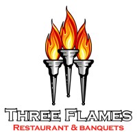 Three Flames Restaurant logo, Three Flames Restaurant contact details