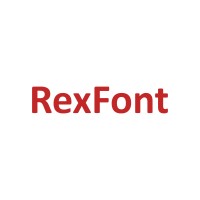 RexFont logo, RexFont contact details