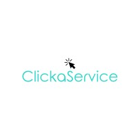 ClickaService logo, ClickaService contact details