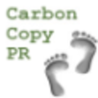 CarbonCopy PR logo, CarbonCopy PR contact details