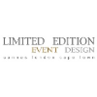 Limited Edition Event Design logo, Limited Edition Event Design contact details