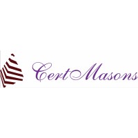 CertMasons logo, CertMasons contact details