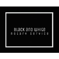 Black and White Notary Service logo, Black and White Notary Service contact details