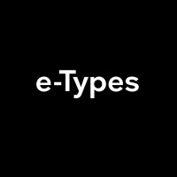 E-TYPES logo, E-TYPES contact details