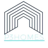 P3 Homes logo, P3 Homes contact details