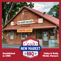 New Market BBQ logo, New Market BBQ contact details