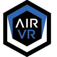 AirVR logo, AirVR contact details