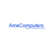 AmeComputers logo, AmeComputers contact details