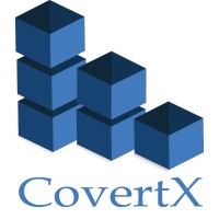 CovertX logo, CovertX contact details