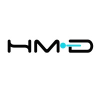 HM-D logo, HM-D contact details