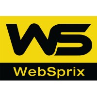 WebSprix logo, WebSprix contact details