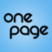 OnePage logo, OnePage contact details