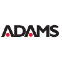 The Adams Group logo, The Adams Group contact details